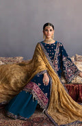 Emaan Adeel | Makhmal Velvet Edition 23 | MK-01 SUFINA - by - Libasekhas UK - Registered Vendor of : Emaan Adeel - 100% Original Designer Dresss