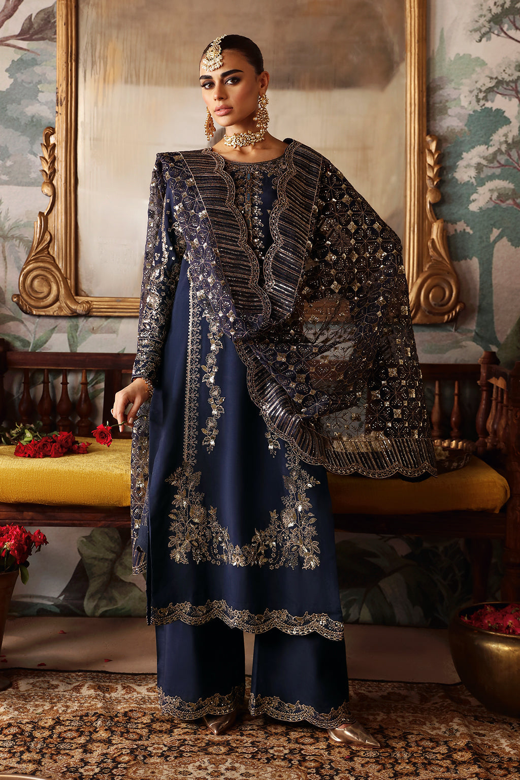 Shagna | Premium Raw Silk | Naghma S-01 - by Libasekhas UK - Registered Vendor of : Shagna - 100% Original Designer Dress