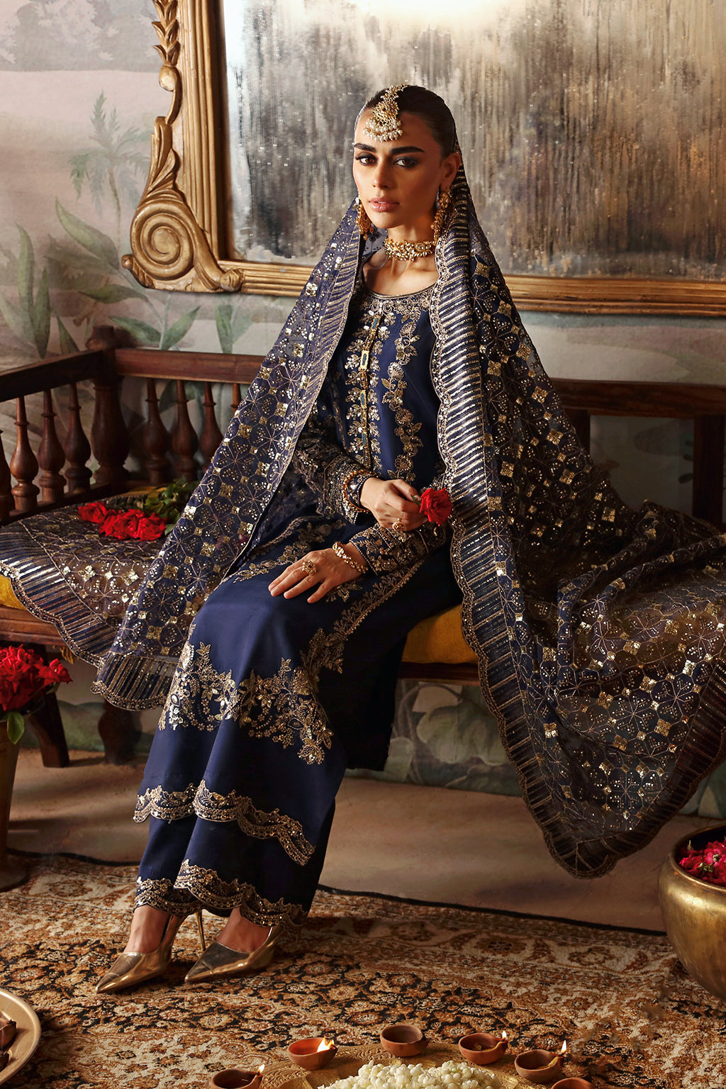 Shagna | Premium Raw Silk | Naghma S-01 - by Libasekhas UK - Registered Vendor of : Shagna - 100% Original Designer Dress