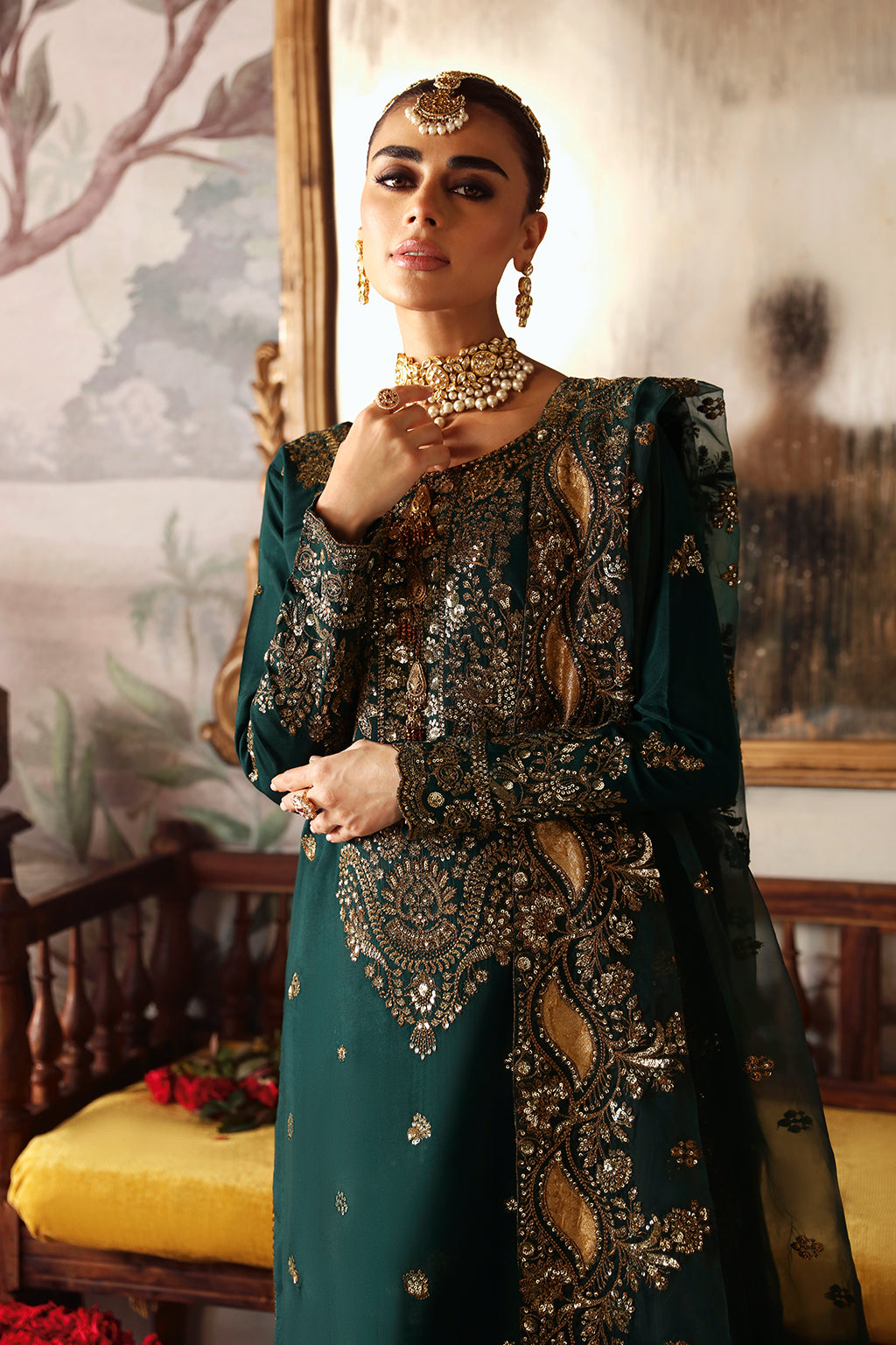 Shagna | Premium Raw Silk | Zaib S-03 - by Libasekhas UK - Registered Vendor of : Shagna - 100% Original Designer Dress