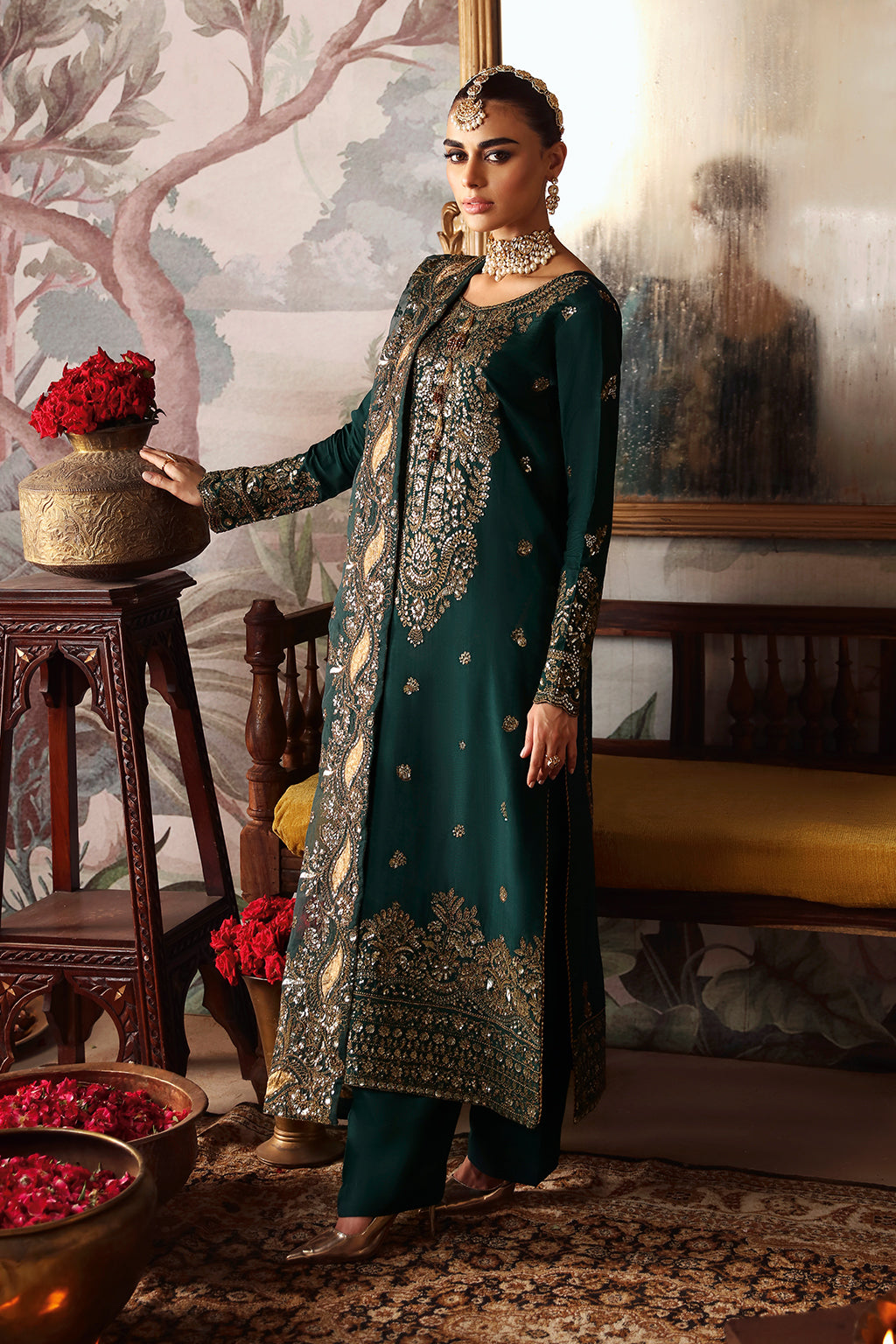 Shagna | Premium Raw Silk | Zaib S-03 - by Libasekhas UK - Registered Vendor of : Shagna - 100% Original Designer Dress