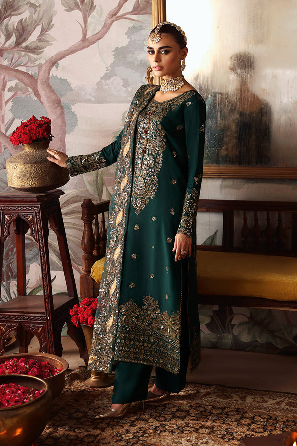 Shagna | Premium Raw Silk | Zaib S-03 - by Libasekhas UK - Registered Vendor of : Shagna - 100% Original Designer Dress