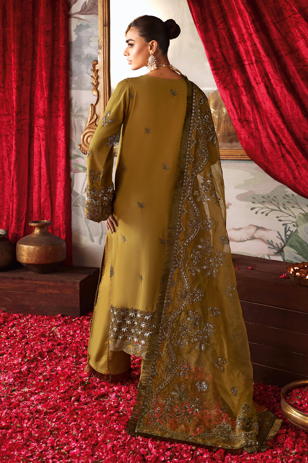 Shagna | Premium Raw Silk | Maya S-07 - by Libasekhas UK - Registered Vendor of : Shagna - 100% Original Designer Dress