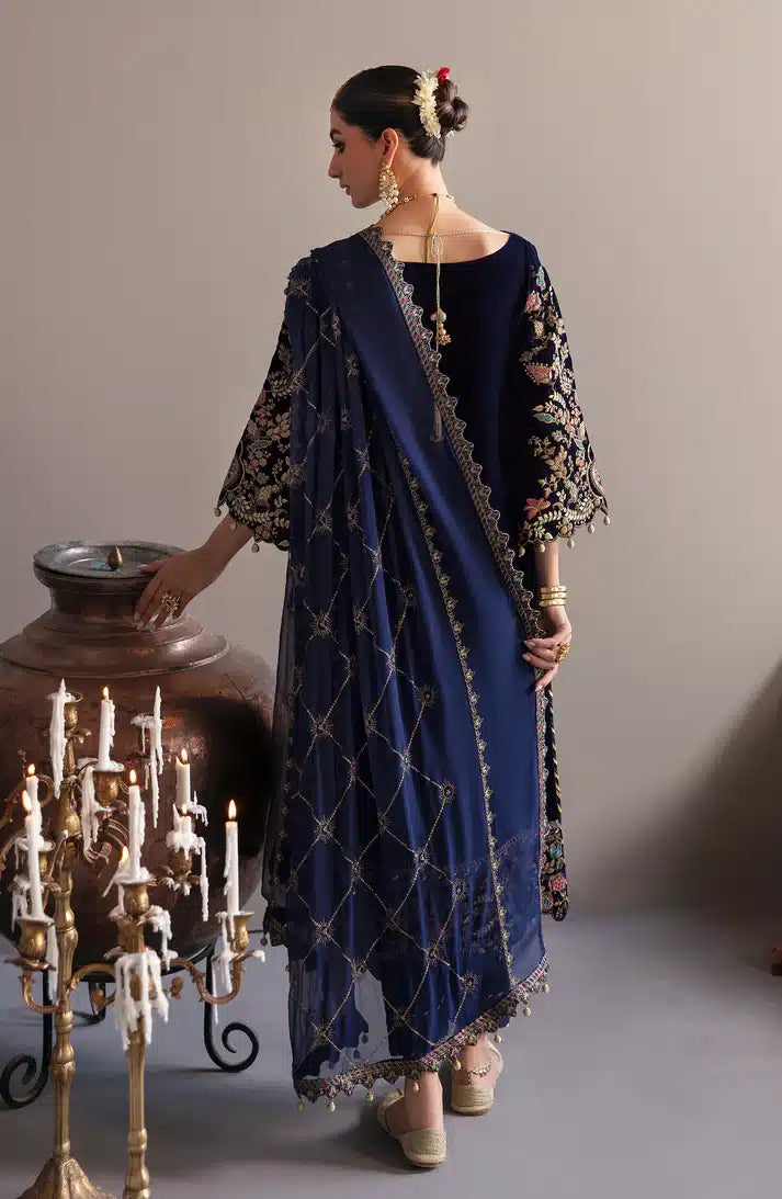 Emaan Adeel | Makhmal Velvet Edition 23 | MK-03 FALAK - by - Libasekhas UK - Registered Vendor of : Emaan Adeel - 100% Original Designer Dresss