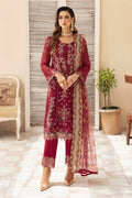 Ramsha | Chevron Chiffon Collection | A-907 - by - Libasekhas UK - Registered Vendor of : Ramsha - 100% Original Designer Dresss