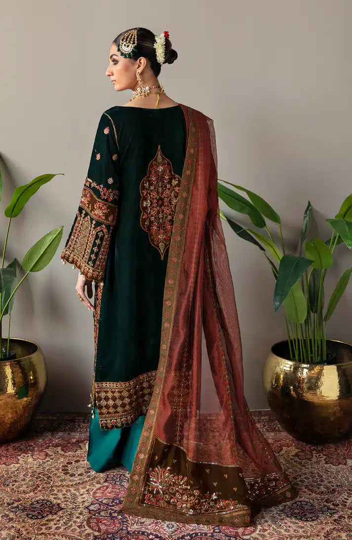 Emaan Adeel | Makhmal Velvet Edition 23 | MK-06 VERSHA - by - Libasekhas UK - Registered Vendor of : Emaan Adeel - 100% Original Designer Dresss