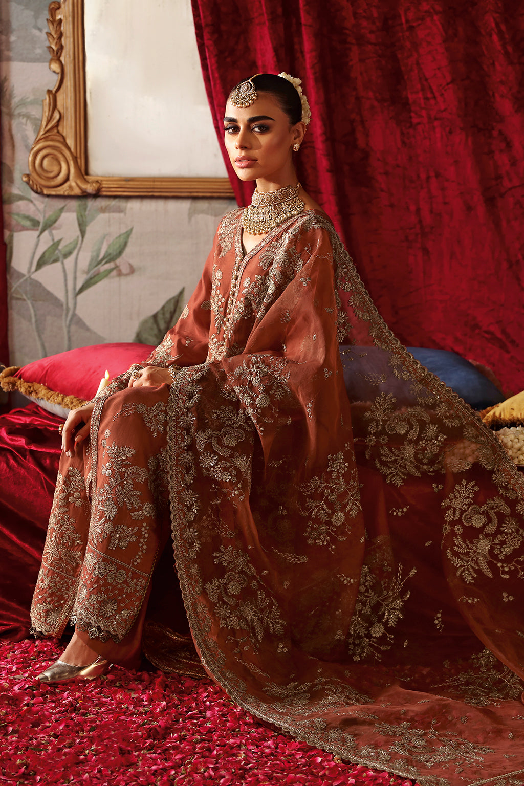 Shagna | Premium Raw Silk | Zarish S-02 - by Libasekhas UK - Registered Vendor of : Shagna - 100% Original Designer Dress