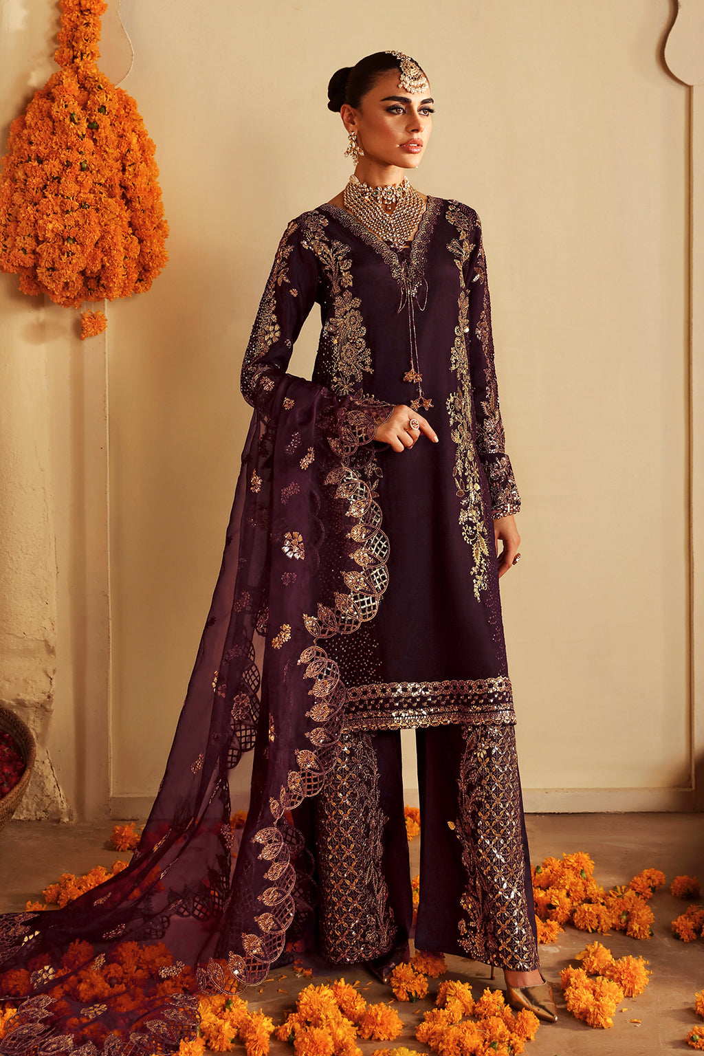 Shagna | Premium Raw Silk | Khusbhu S-06 - by Libasekhas UK - Registered Vendor of : Shagna - 100% Original Designer Dress