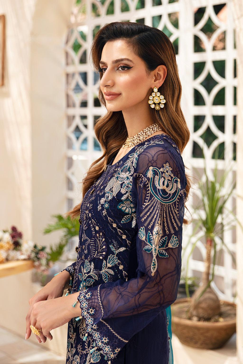 Ramsha | Chevron Chiffon Collection | A-903 - by - Libasekhas UK - Registered Vendor of : Ramsha - 100% Original Designer Dresss