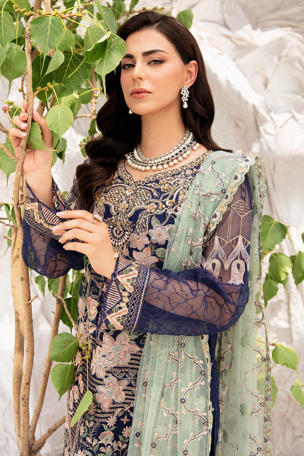Ramsha | Minhal Organza Collection | M-902 - by - Libasekhas UK - Registered Vendor of : Ramsha - 100% Original Designer Dresss