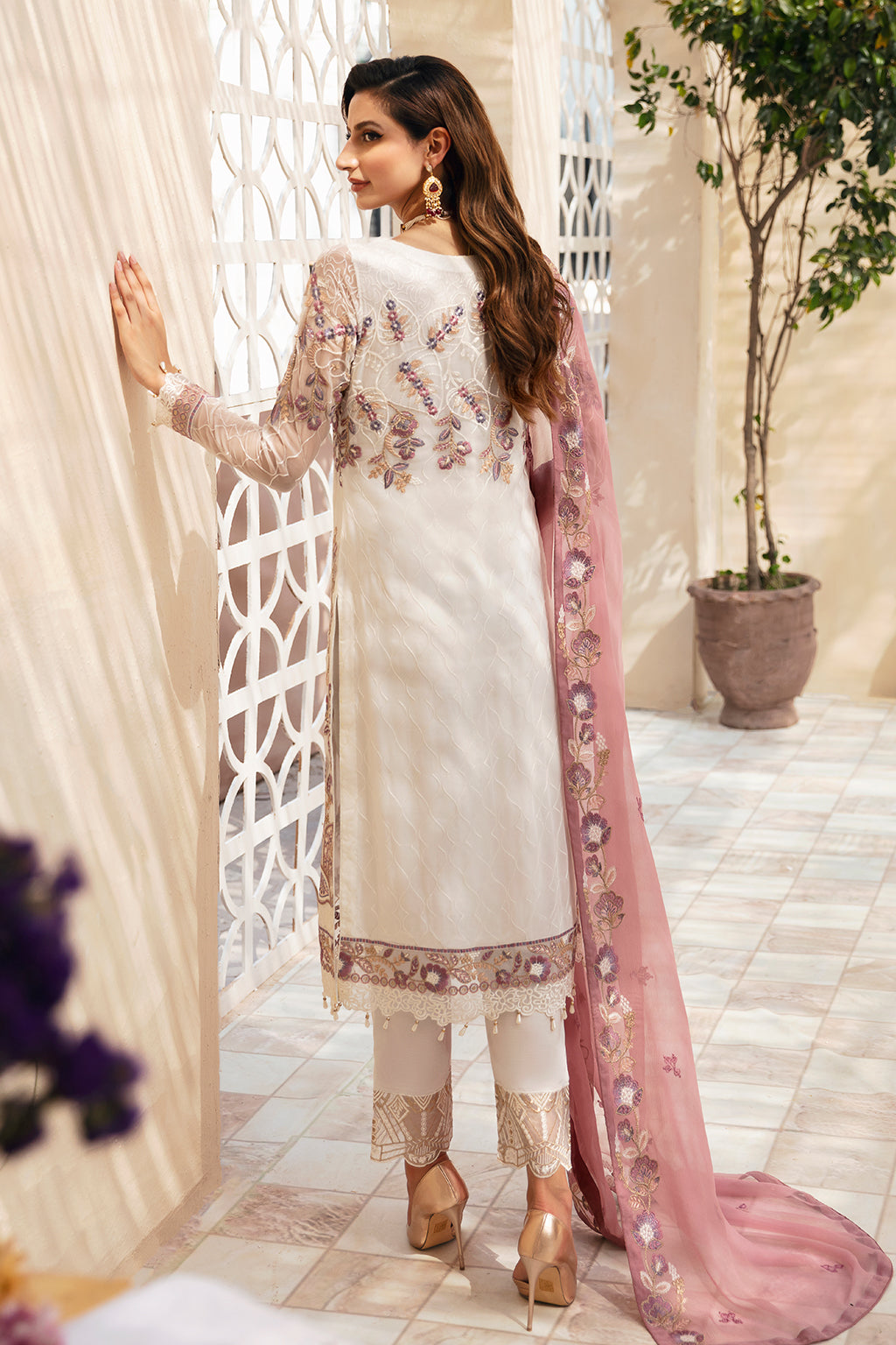Ramsha | Chevron Chiffon Collection | A-902 - by - Libasekhas UK - Registered Vendor of : Ramsha - 100% Original Designer Dresss