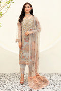 Ramsha | Minhal Organza Collection | M-909 - by - Libasekhas UK - Registered Vendor of : Ramsha - 100% Original Designer Dresss
