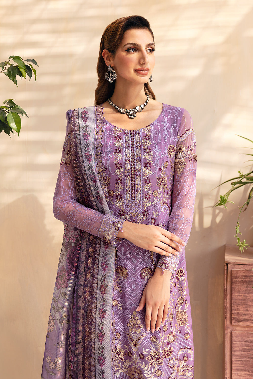 Ramsha | Chevron Chiffon Collection | A-906 - by - Libasekhas UK - Registered Vendor of : Ramsha - 100% Original Designer Dresss