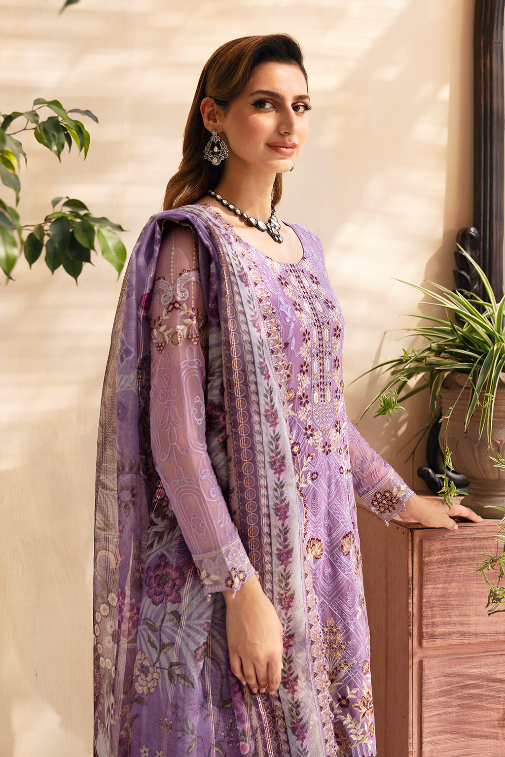 Ramsha | Chevron Chiffon Collection | A-906 - by - Libasekhas UK - Registered Vendor of : Ramsha - 100% Original Designer Dresss