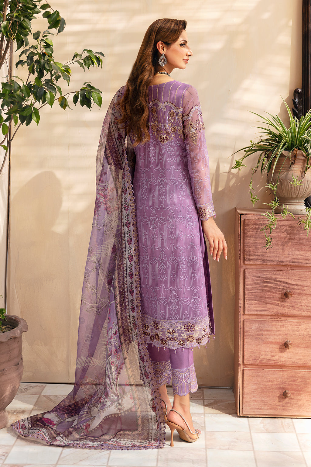 Ramsha | Chevron Chiffon Collection | A-906 - by - Libasekhas UK - Registered Vendor of : Ramsha - 100% Original Designer Dresss