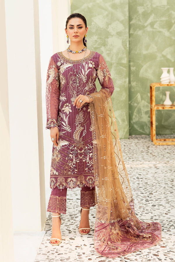 Ramsha | Minhal Organza Collection | M-910 - by - Libasekhas UK - Registered Vendor of : Ramsha - 100% Original Designer Dresss