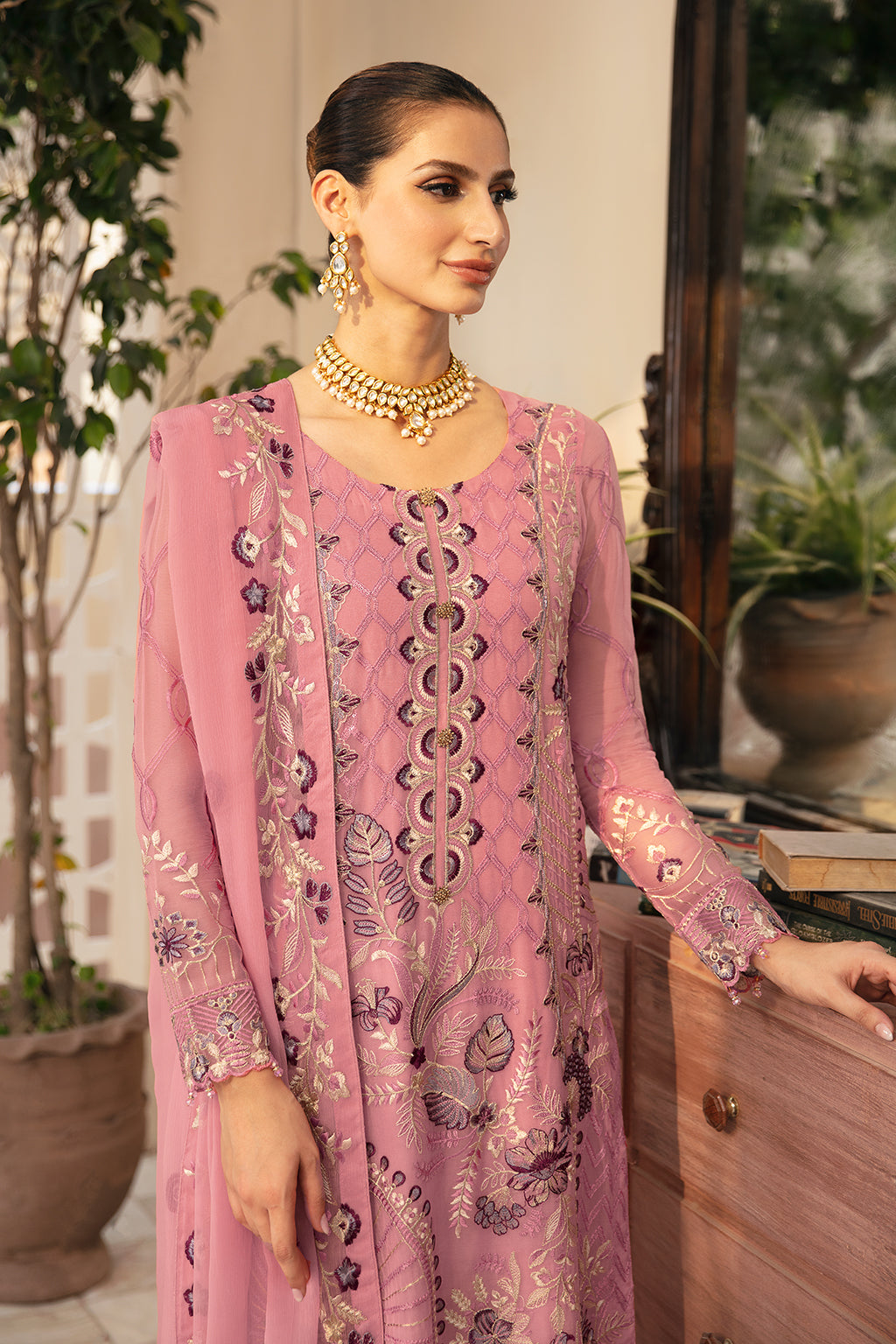 Ramsha | Chevron Chiffon Collection | A-909 - by - Libasekhas UK - Registered Vendor of : Ramsha - 100% Original Designer Dresss