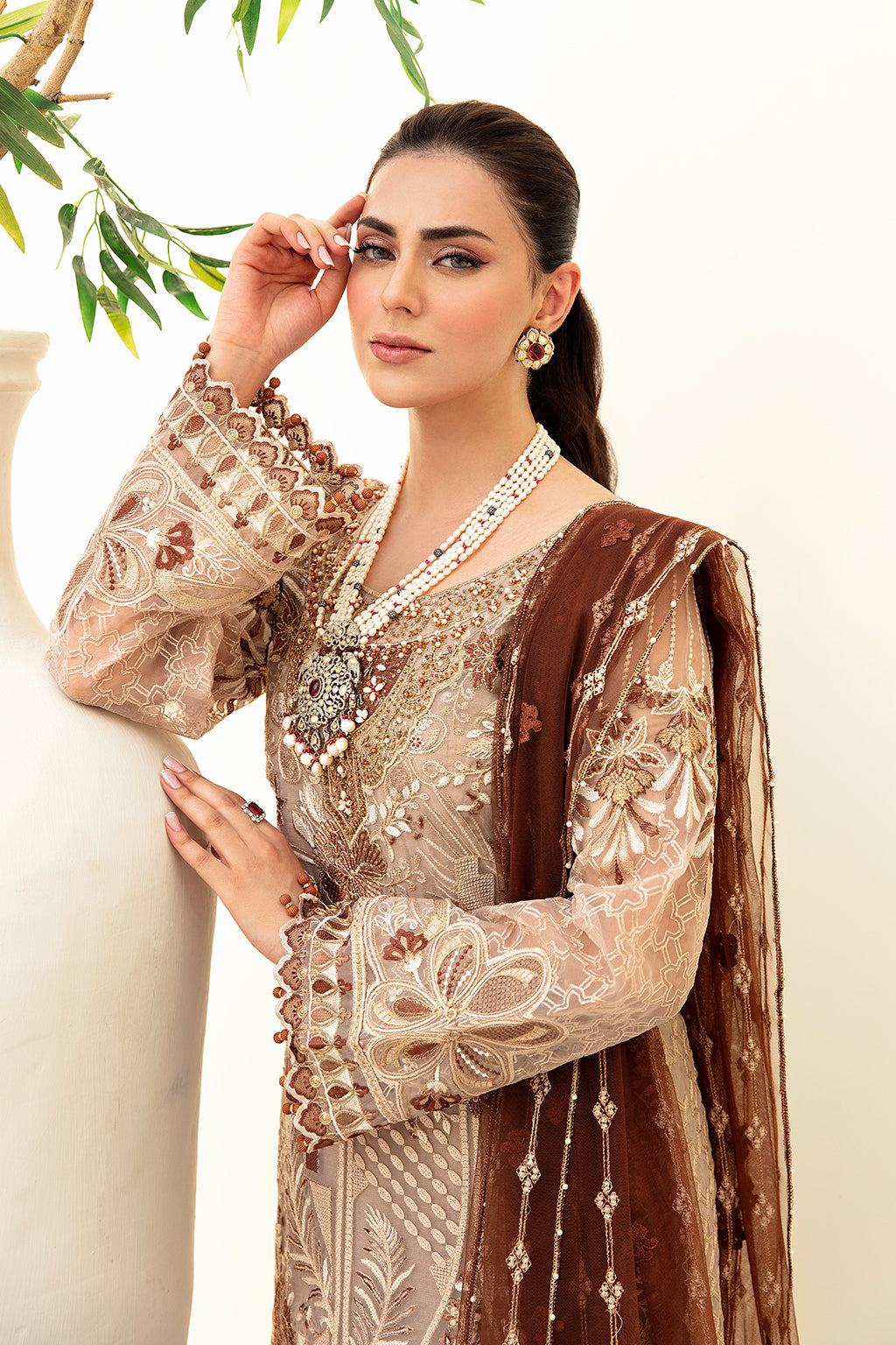 Ramsha | Minhal Organza Collection | M-904 - by - Libasekhas UK - Registered Vendor of : Ramsha - 100% Original Designer Dresss