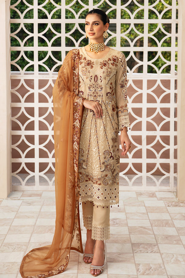 Ramsha | Chevron Chiffon Collection | A-912 - by - Libasekhas UK - Registered Vendor of : Ramsha - 100% Original Designer Dresss