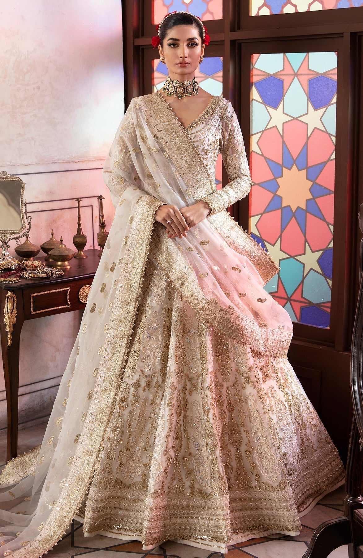 Zevk | Afsanah Wedding Formals | ALIF - by - Libasekhas UK - Registered Vendor of : Zevk - 100% Original Designer Dresss