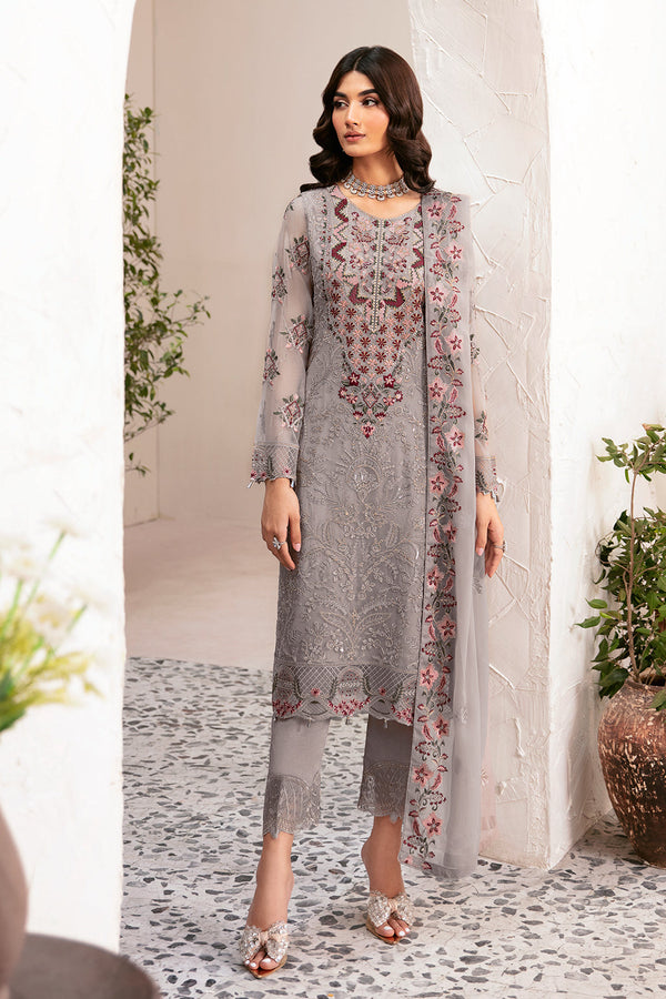 Ramsha | Rangoon Chiffon Collection 24 | D-1210 - by - Libasekhas UK - Registered Vendor of : Ramsha - 100% Original Designer Dresss