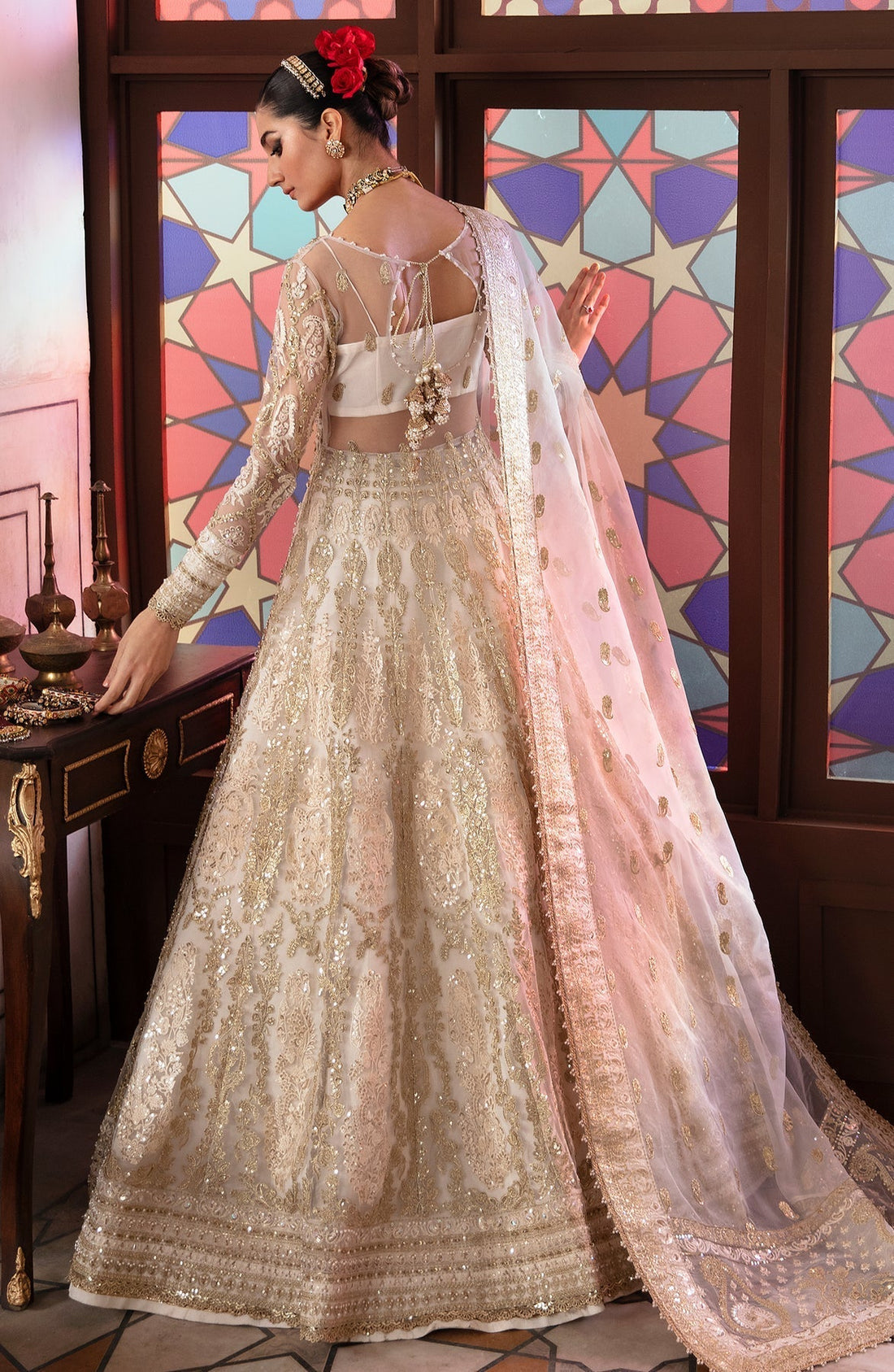 Zevk | Afsanah Wedding Formals | ALIF - by - Libasekhas UK - Registered Vendor of : Zevk - 100% Original Designer Dresss