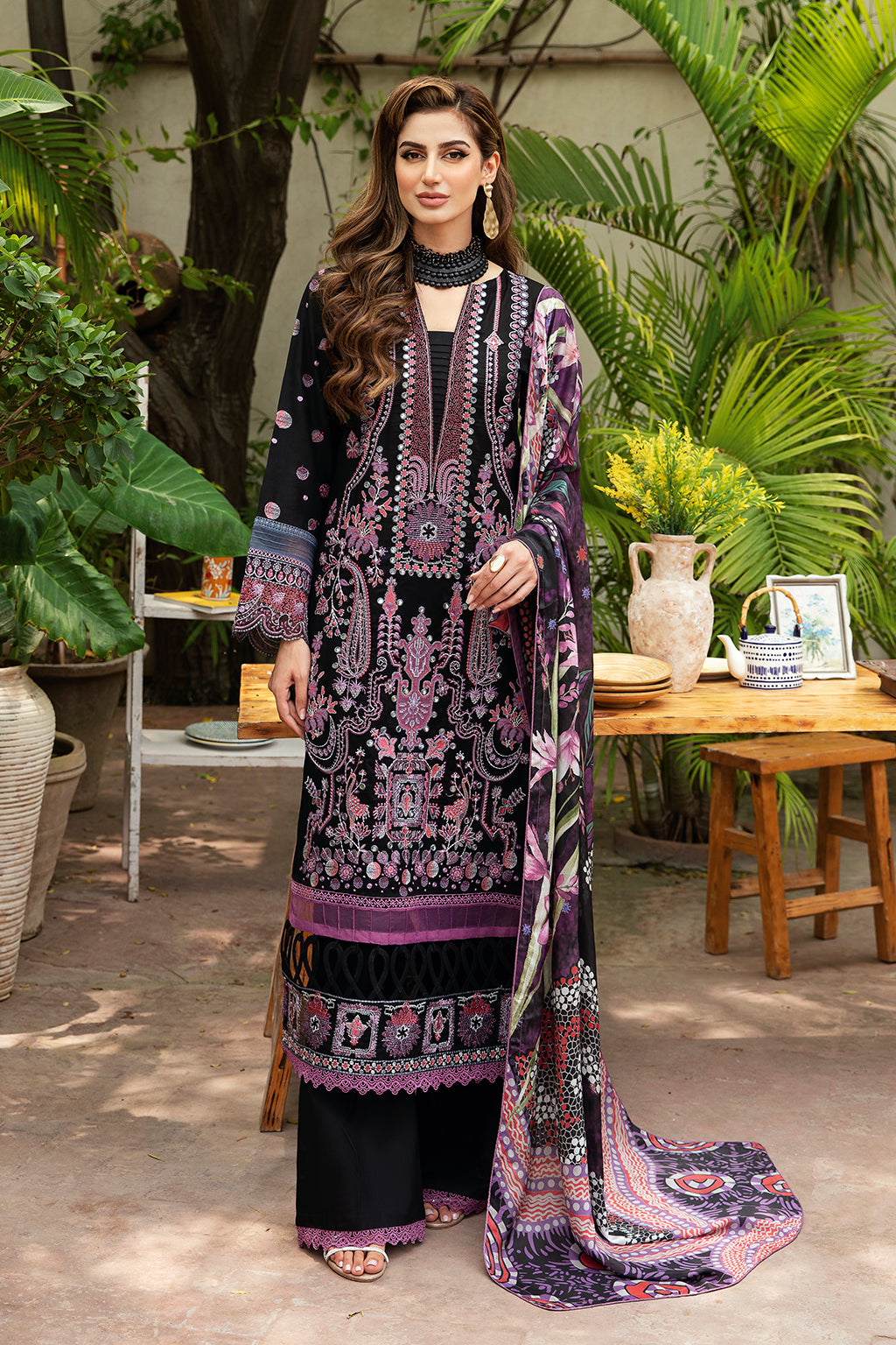 Ramsha | Luxury Lawn 24 | Y-806 - by - Libasekhas UK - Registered Vendor of : Ramsha - 100% Original Designer Dresss