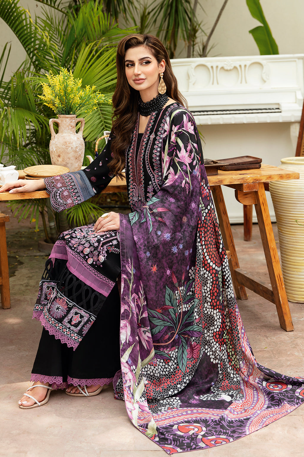 Ramsha | Riwayat Lawn Collection| Y-806 - by - Libasekhas UK - Registered Vendor of : Ramsha - 100% Original Designer Dresss