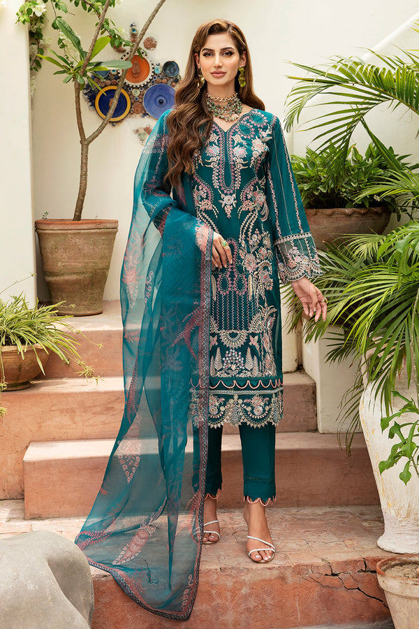 Ramsha | Luxury Lawn 24 | Y-808 - by - Libasekhas UK - Registered Vendor of : Ramsha - 100% Original Designer Dresss