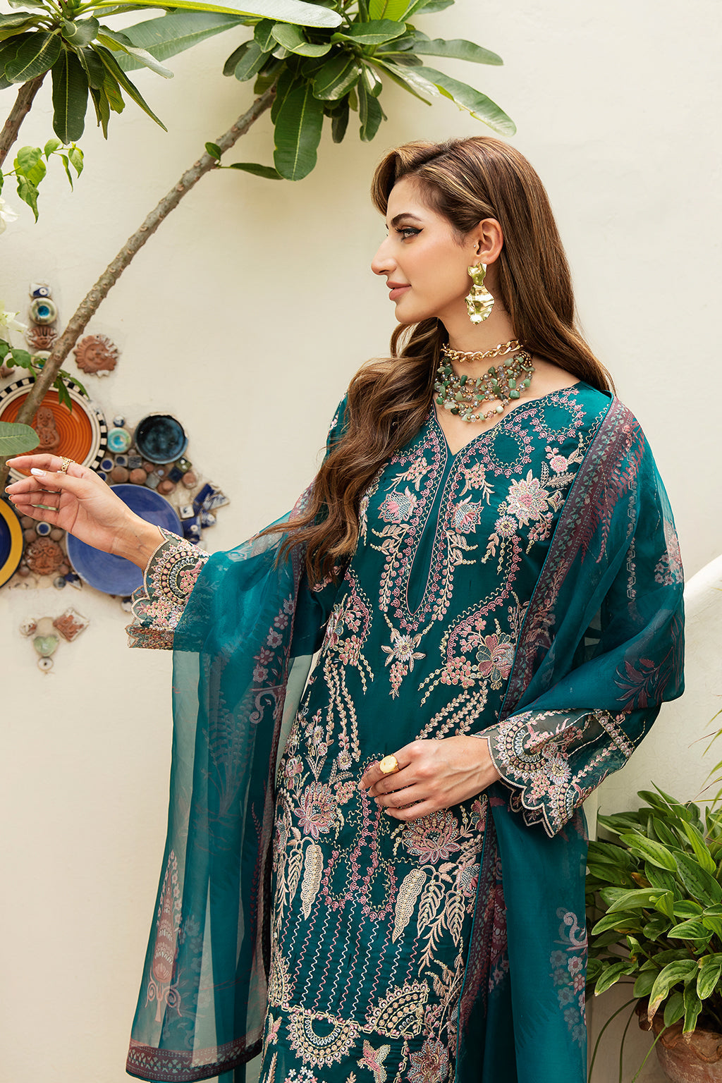 Ramsha | Luxury Lawn 24 | Y-808 - by - Libasekhas UK - Registered Vendor of : Ramsha - 100% Original Designer Dresss
