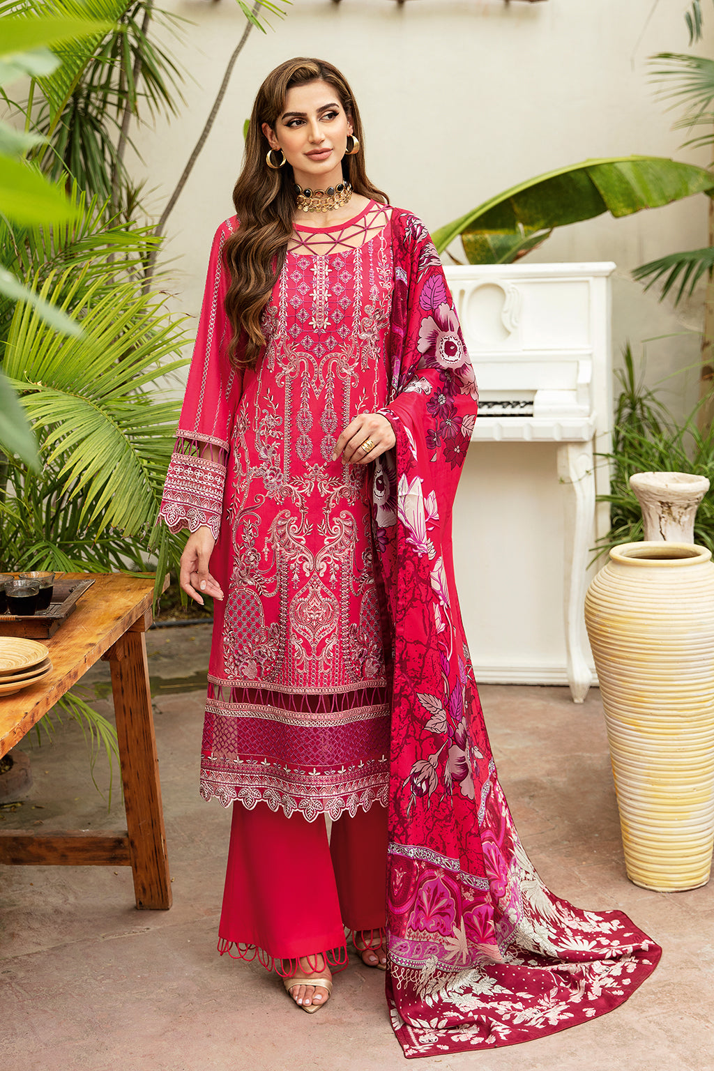 Ramsha | Riwayat Lawn Collection| Y-810 - by - Libasekhas UK - Registered Vendor of : Ramsha - 100% Original Designer Dresss