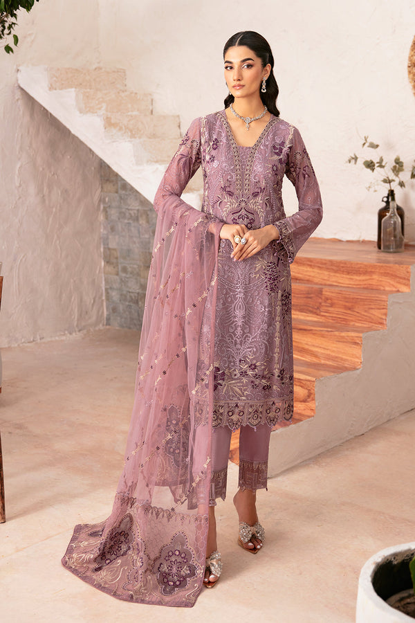 Ramsha | Rangoon Chiffon Collection 24 | D-1208 - by - Libasekhas UK - Registered Vendor of : Ramsha - 100% Original Designer Dresss