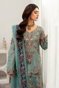 Ramsha | Minhal Organza Collection | M-1001 - by - Libasekhas UK - Registered Vendor of : Ramsha - 100% Original Designer Dresss