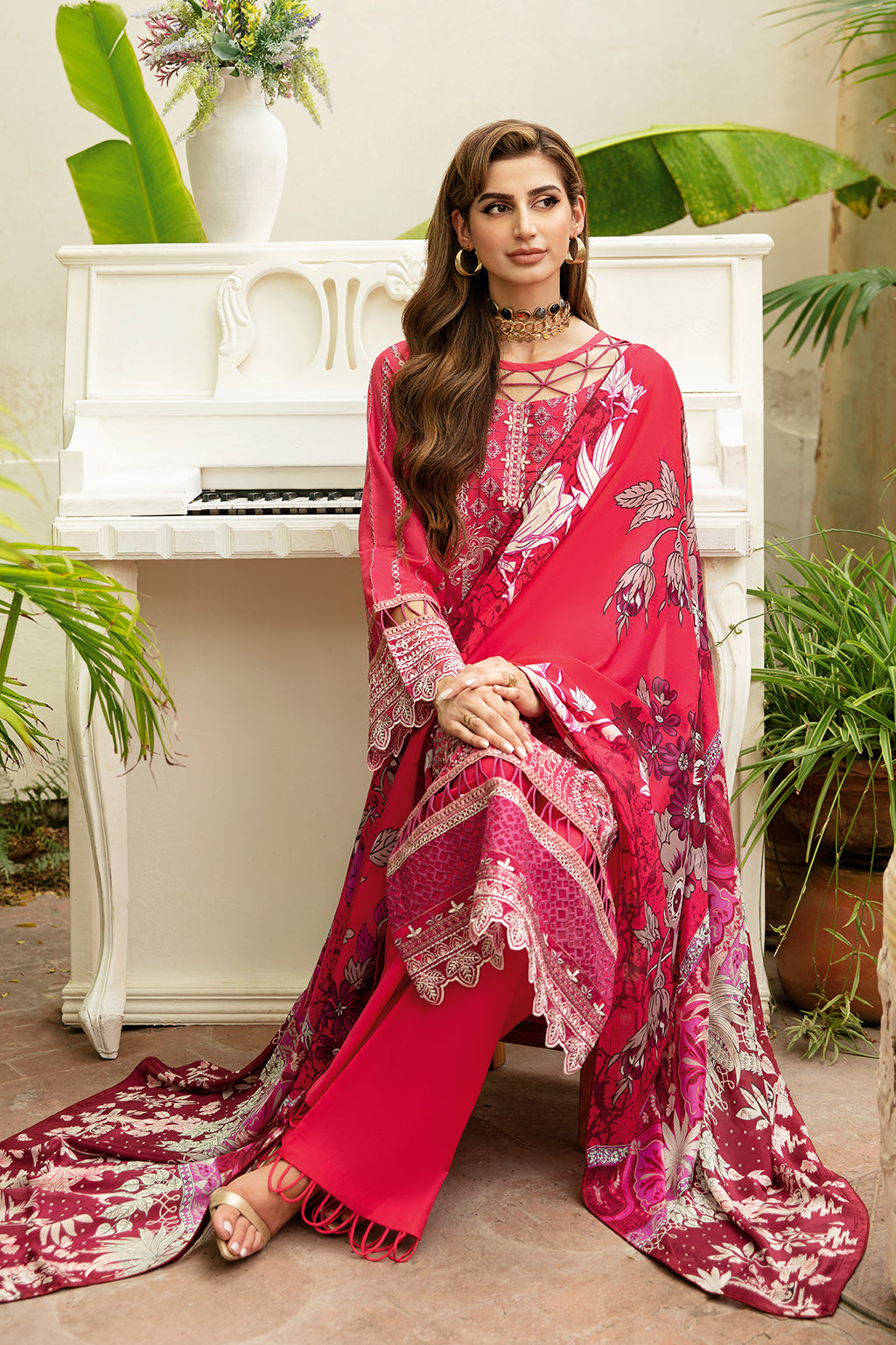 Ramsha | Riwayat Lawn Collection| Y-810 - by - Libasekhas UK - Registered Vendor of : Ramsha - 100% Original Designer Dresss