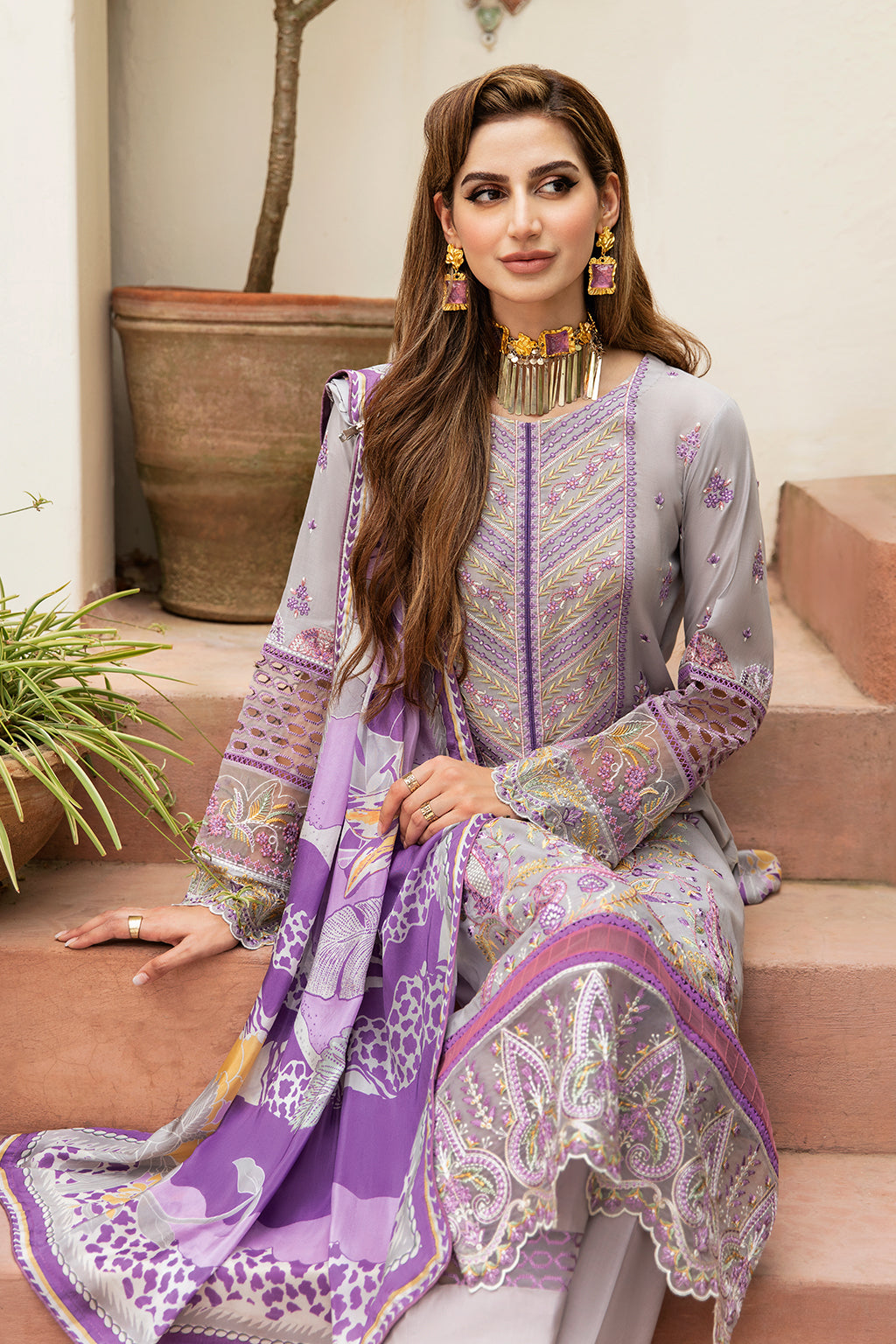Ramsha | Riwayat Lawn Collection| Y-809 - by - Libasekhas UK - Registered Vendor of : Ramsha - 100% Original Designer Dresss