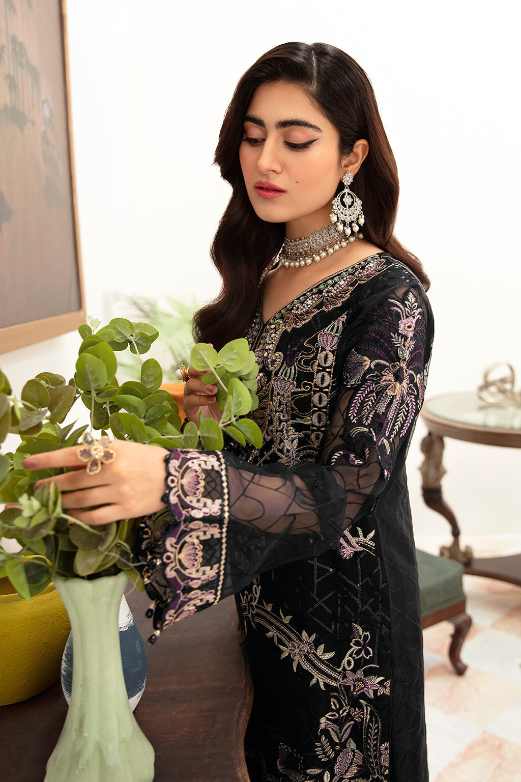 Ramsha | Minhal Organza Collection | M-1006 - by - Libasekhas UK - Registered Vendor of : Ramsha - 100% Original Designer Dresss