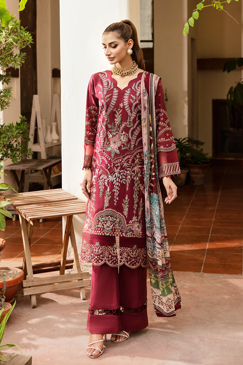 Ramsha | Luxury Lawn 24 | Y-801 - by - Libasekhas UK - Registered Vendor of : Ramsha - 100% Original Designer Dresss