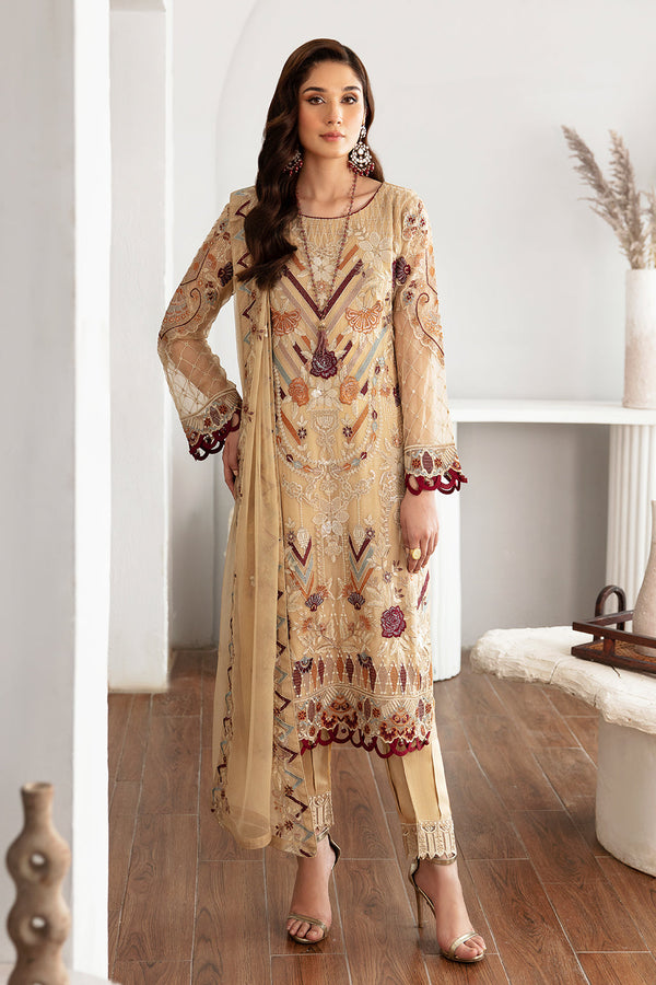 Ramsha | Rangoon Chiffon Collection 24 |D-1108 - by - Libasekhas UK - Registered Vendor of : Ramsha - 100% Original Designer Dresss
