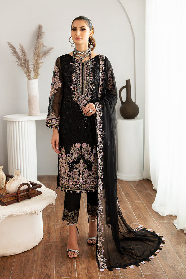 Ramsha | Rangoon Chiffon Collection 24 |D-1106 - by - Libasekhas UK - Registered Vendor of : Ramsha - 100% Original Designer Dresss