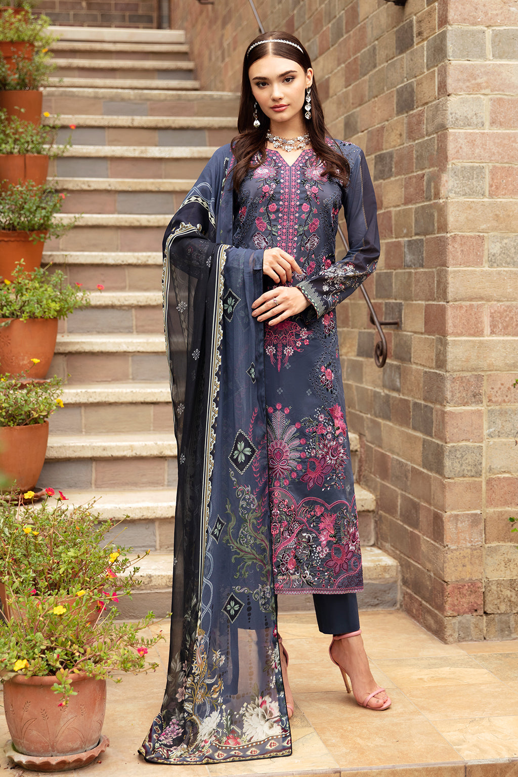 Ramsha | Riwayat Lawn Collection| Y-901 - by - Libasekhas UK - Registered Vendor of : Ramsha - 100% Original Designer Dresss