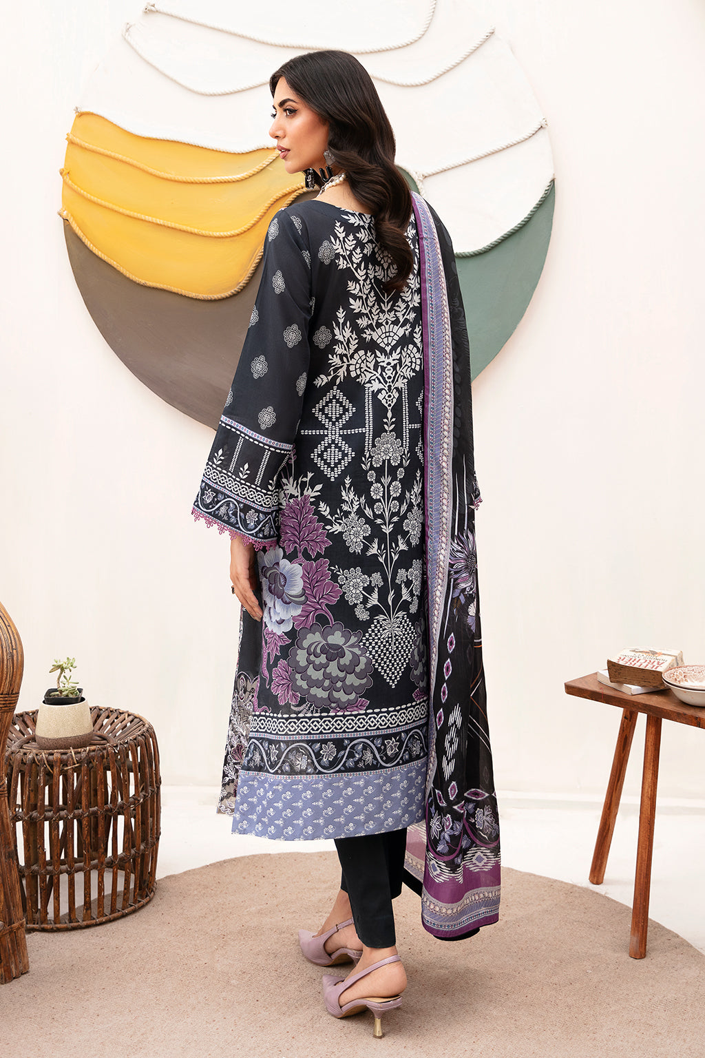 Ramsha | Mashaal Luxury Lawn | L-1102 - by - Libasekhas UK - Registered Vendor of : Ramsha - 100% Original Designer Dresss