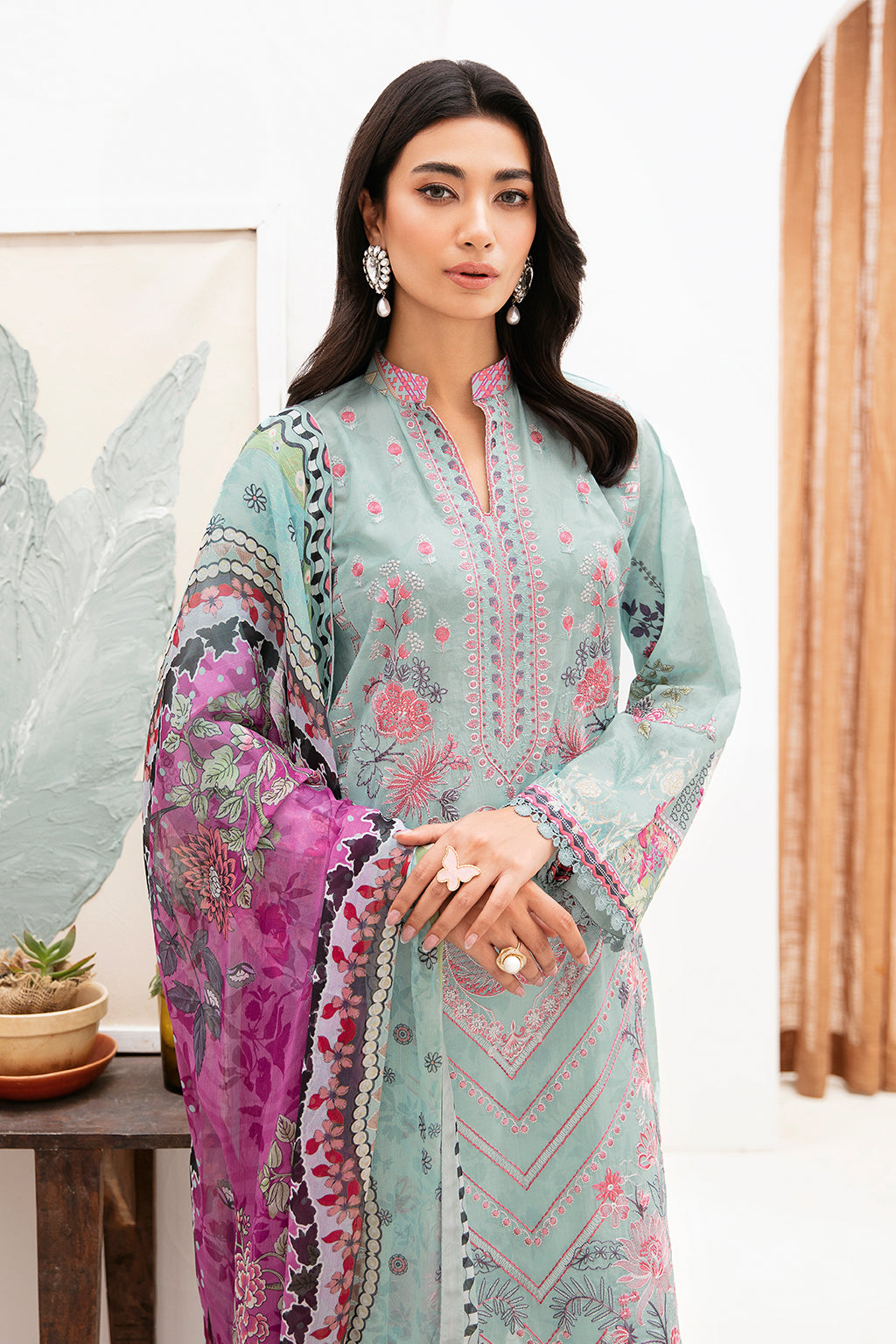 Ramsha | Mashaal Luxury Lawn | L-1110 - by - Libasekhas UK - Registered Vendor of : Ramsha - 100% Original Designer Dresss