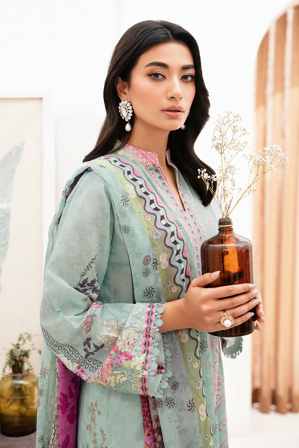 Ramsha | Mashaal Luxury Lawn | L-1110 - by - Libasekhas UK - Registered Vendor of : Ramsha - 100% Original Designer Dresss