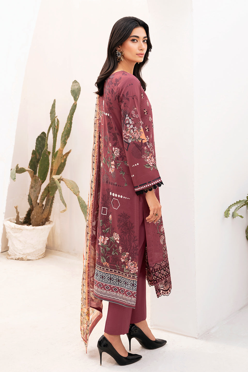 Ramsha | Mashaal Luxury Lawn | L-1108 - by - Libasekhas UK - Registered Vendor of : Ramsha - 100% Original Designer Dresss