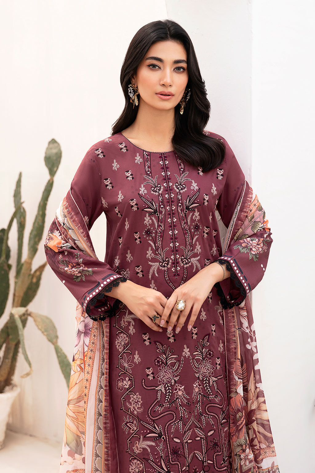 Ramsha | Mashaal Luxury Lawn | L-1108 - by - Libasekhas UK - Registered Vendor of : Ramsha - 100% Original Designer Dresss