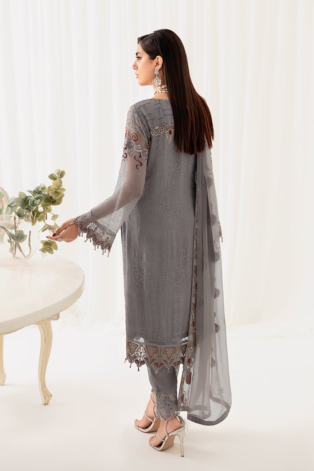 Ramsha | Rangoon Chiffon Collection 24 | D-1006 - by - Libasekhas UK - Registered Vendor of : Ramsha - 100% Original Designer Dresss