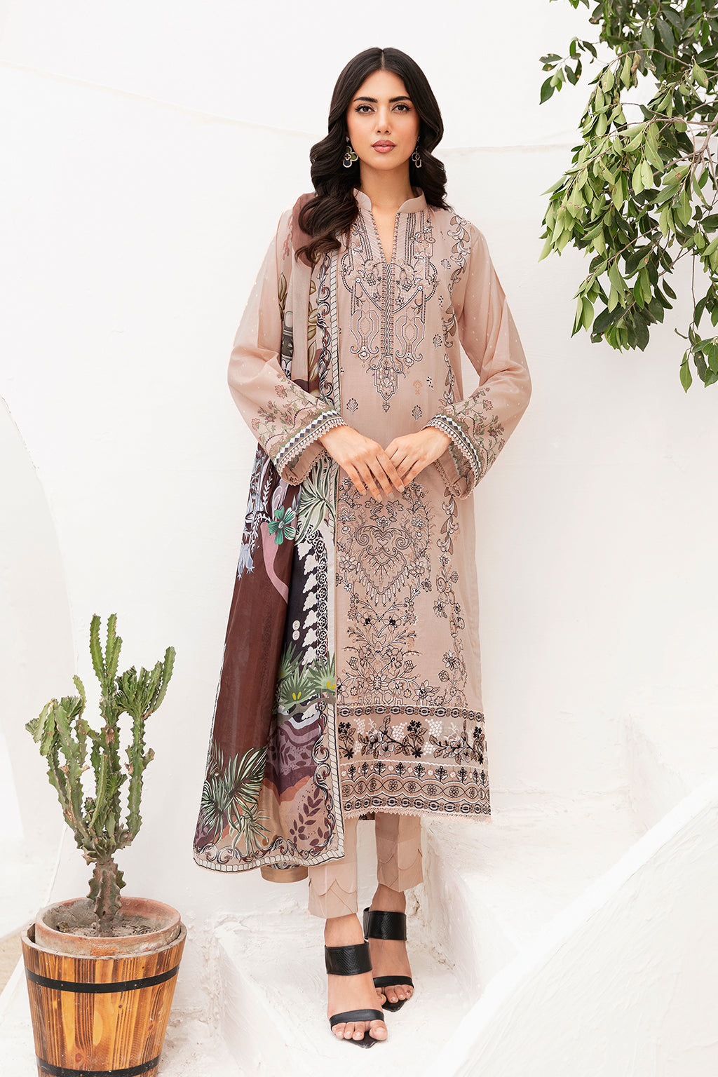 Ramsha | Mashaal Luxury Lawn | L-1106 - by - Libasekhas UK - Registered Vendor of : Ramsha - 100% Original Designer Dresss