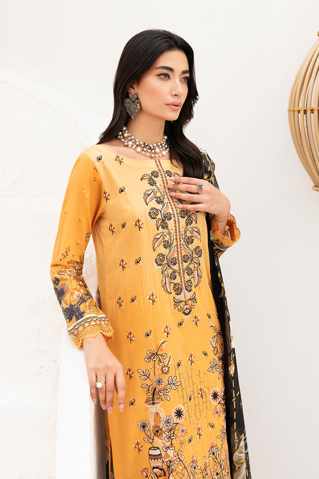 Ramsha | Mashaal Luxury Lawn | L-1111 - by - Libasekhas UK - Registered Vendor of : Ramsha - 100% Original Designer Dresss