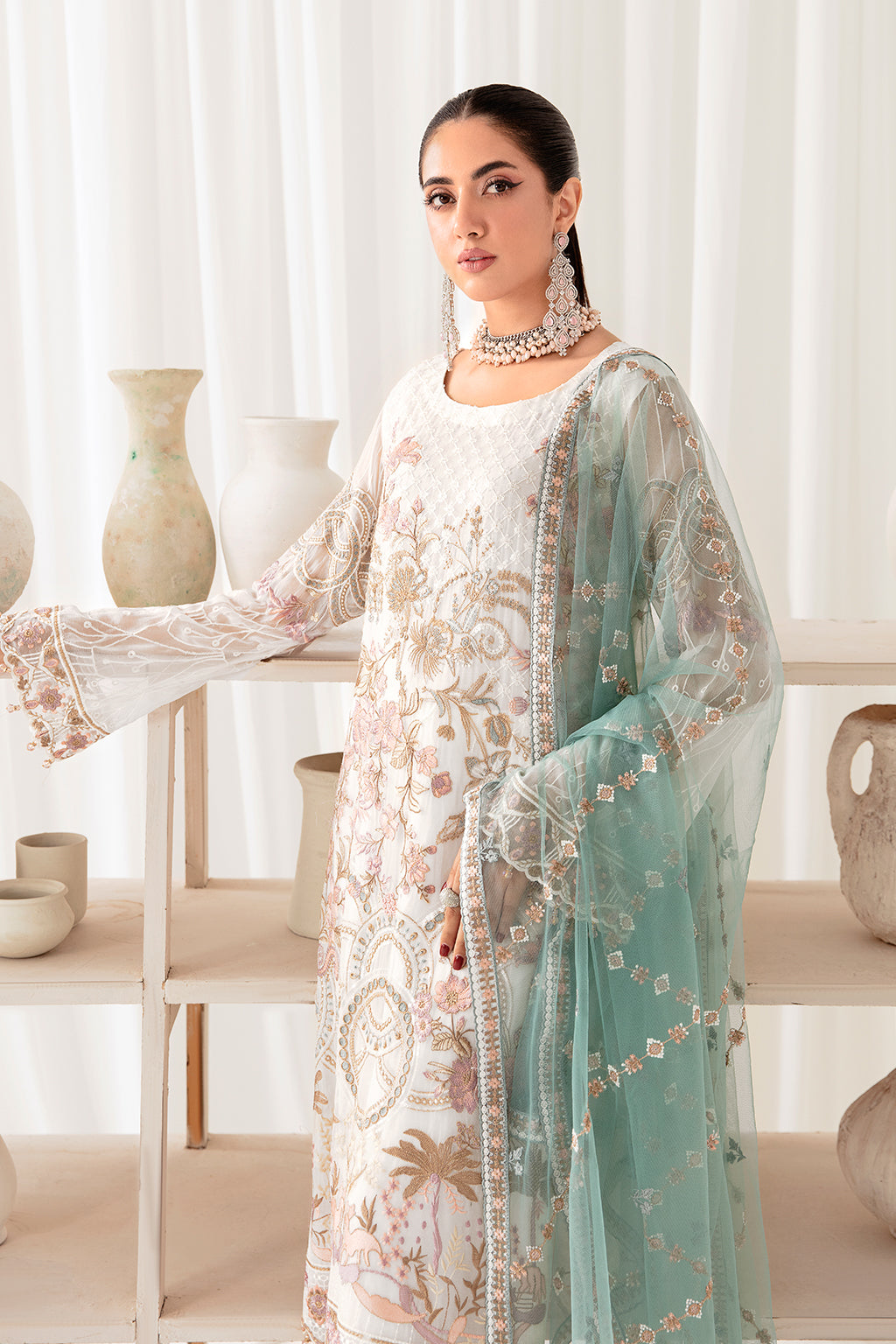 Ramsha | Rangoon Chiffon Collection 24 | D-1005 - by - Libasekhas UK - Registered Vendor of : Ramsha - 100% Original Designer Dresss