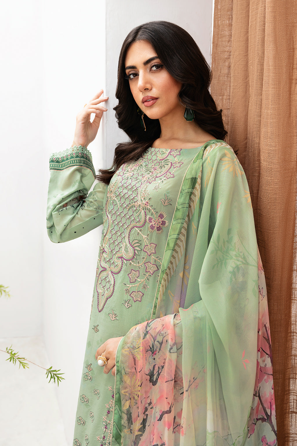 Ramsha | Mashaal Luxury Lawn | L-1101 - by - Libasekhas UK - Registered Vendor of : Ramsha - 100% Original Designer Dresss